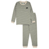 Classic Green and White Pajama Set