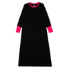 Black and Pink long cuff Nightgown