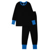 Black and Blue long cuff Pajamas