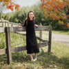 Black and Pink long cuff Nightgown