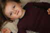 Hairline Stripe Pajamas, Navy & Crimson