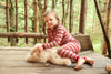 Breton Stripe Henley Pajamas, Rosewood & Crimson