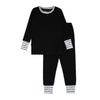 Space-Dye Rib Pajamas, Onyx & Iris