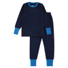 Navy and Blue Long Cuff Pajama Set