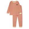 Classic Terracotta and Cream Pajama Set
